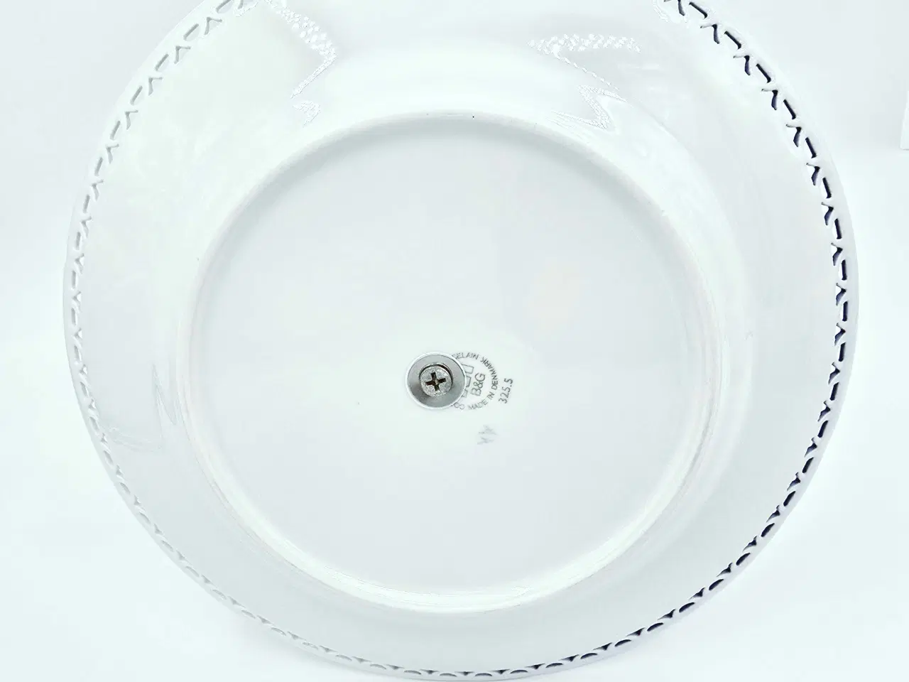 Billede 12 - Mågestel 3 etagers opsats uden guldkant Porcelæn 