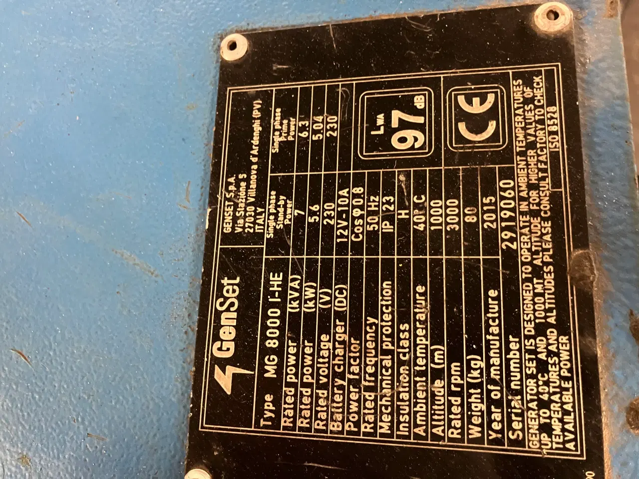 Billede 5 - Byd Genset MG 8000 Generator