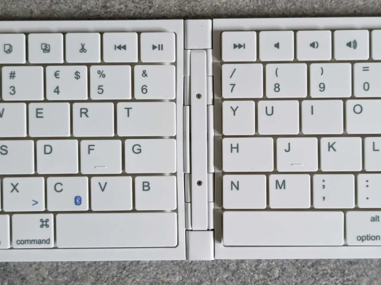 Billede 2 - Foldbar Mini Bluetooth Tastatur Nordic