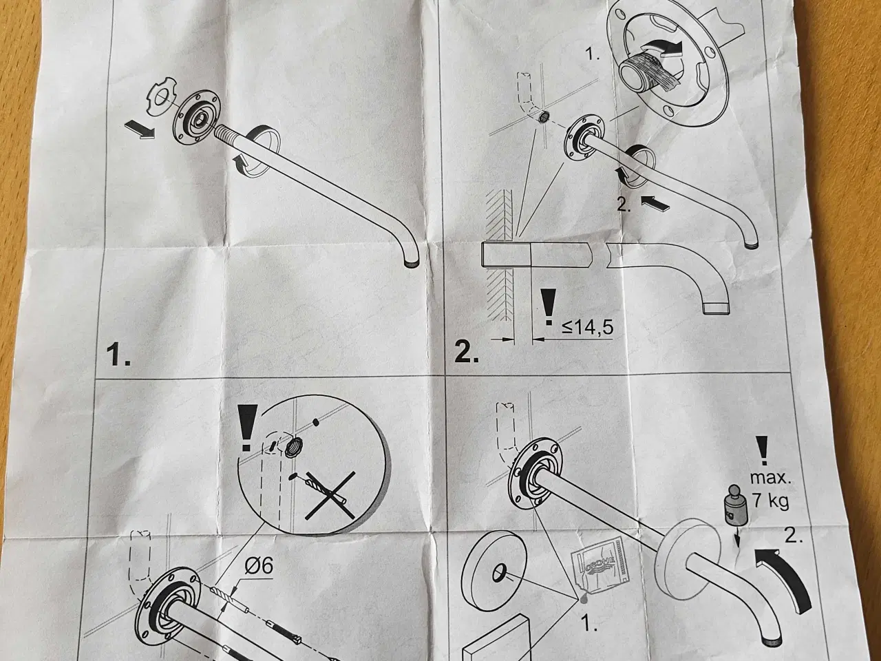 Billede 2 - Grohe brusearmen 42 cm, ny i originalemballage. 