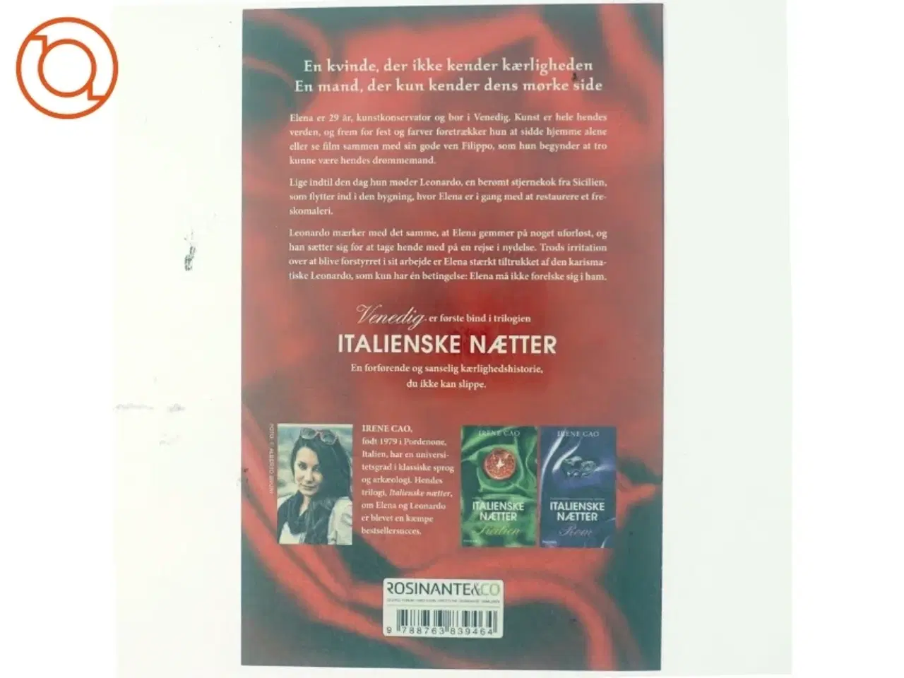 Billede 3 - Italienske nætter. Bind 1, Venedig af Irene Cao (f. 1979) (Bog)
