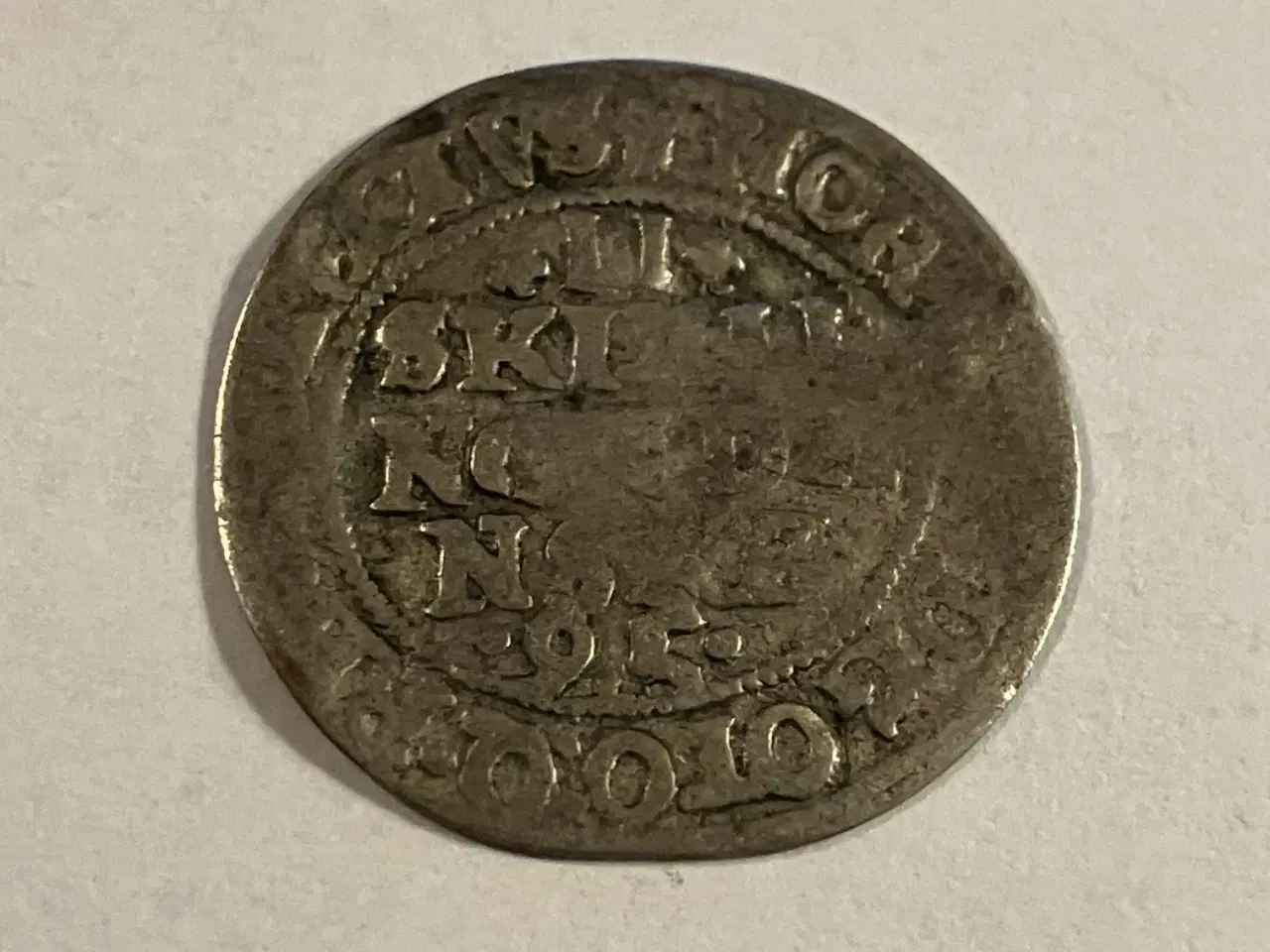 Billede 1 - 2 Skilling 1595 Danmark S.28 H67