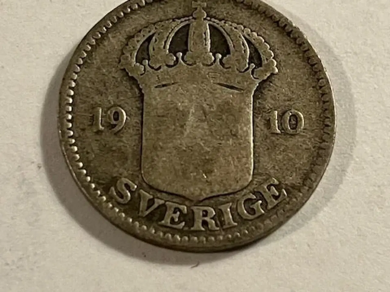 Billede 2 - 25 øre 1910 Sverige