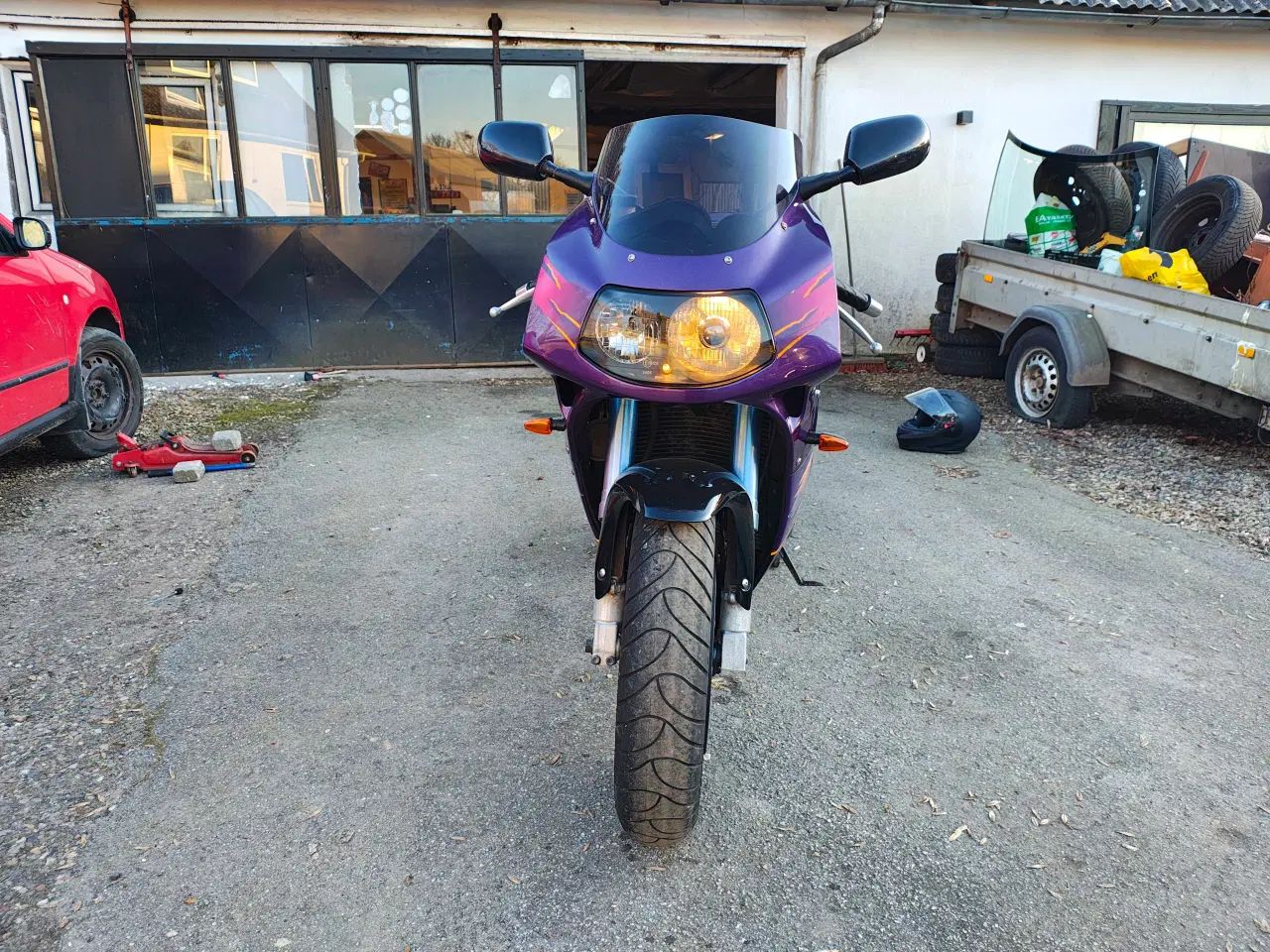 Billede 2 - Suzuki gsxr 750 nysynet med plader.