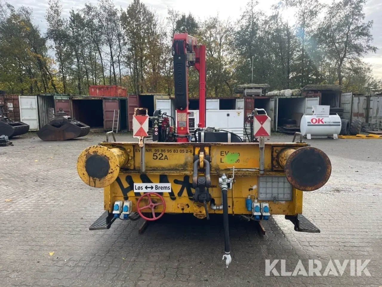 Billede 6 - Togvogn med kran og generator