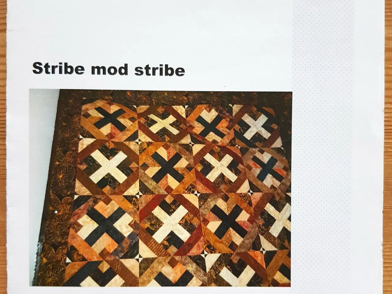 Billede 1 - Originale patchworkmønstre til tæpper og puder