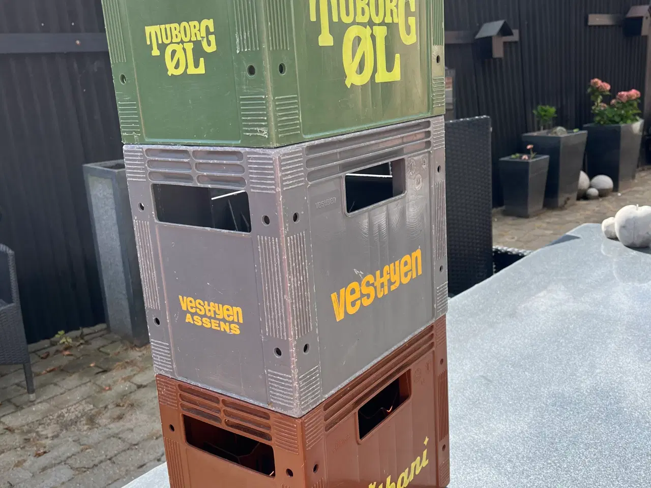 Billede 1 - 3 x 12 stk. ølkasser 