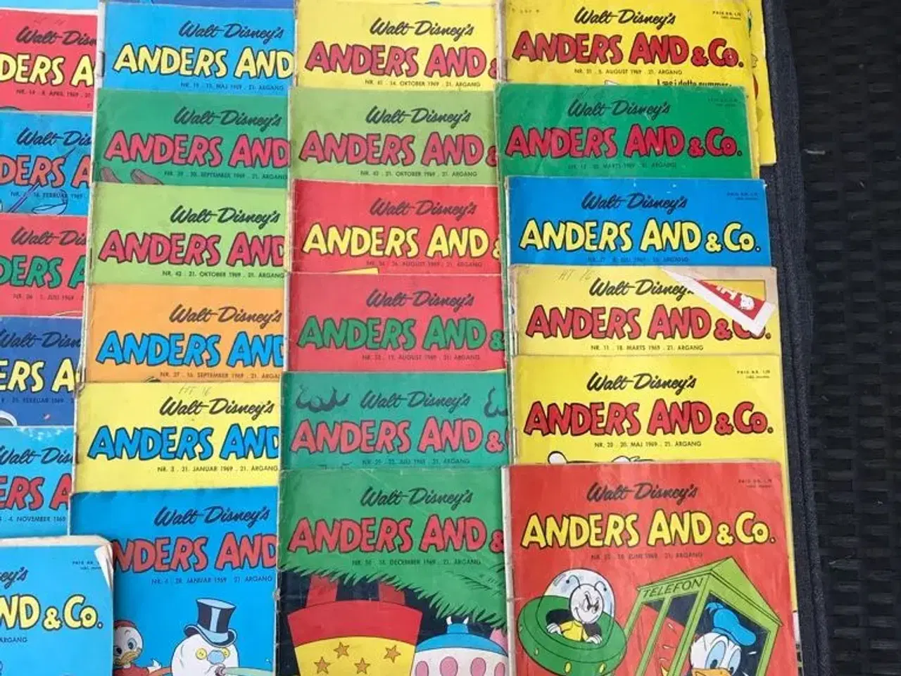 Billede 1 - Vintage Anders And blade fra 1969