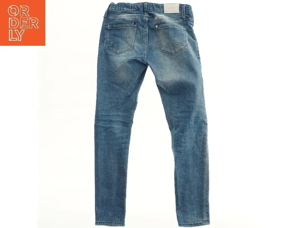 Billede 2 - Jeans med biker-detaljer fra H&M (str. 128)