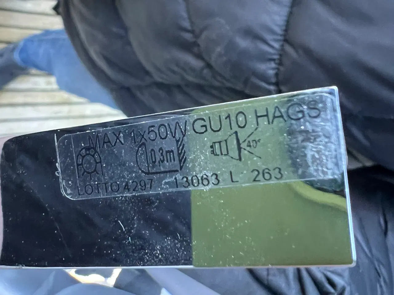 Billede 2 - Væglampe i krom og glas - Fabbian