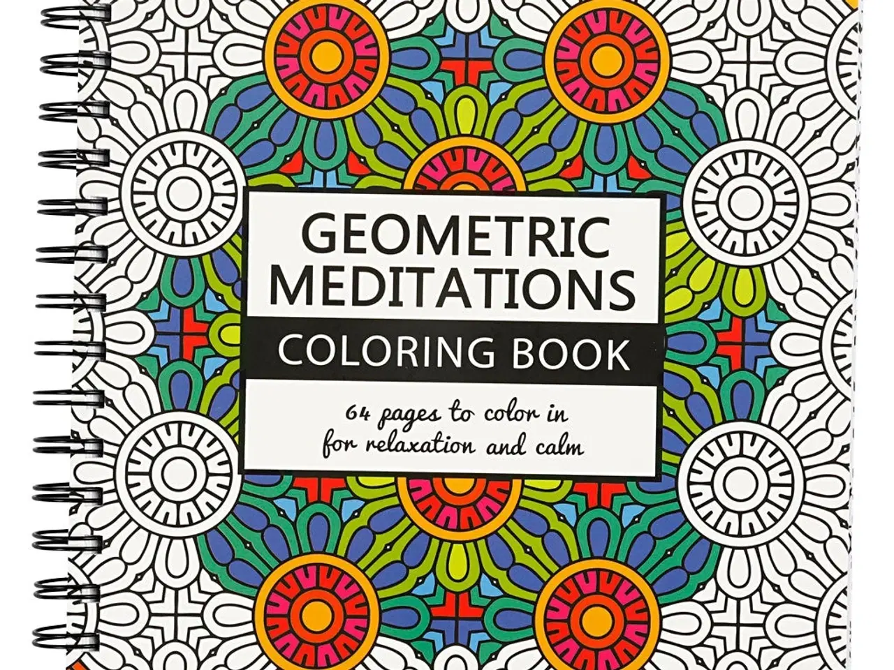 Billede 1 - Mindfulness Malebog med Geometriske Motiver, 64 sider