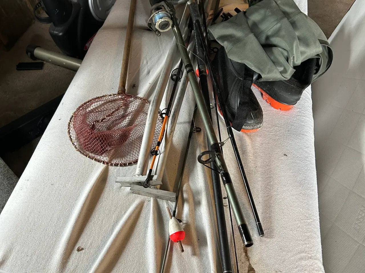 Billede 3 - Fiskestænger,net ,forfang ,fiskehjul 