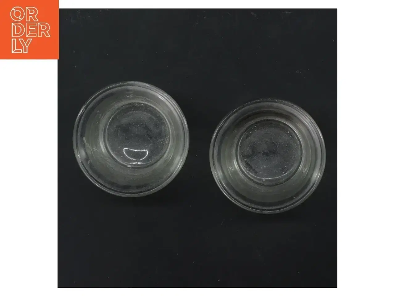 Billede 2 - Glasholdere til fyrfadslys, 2 stk (str. 2 stk 6,5 cm)