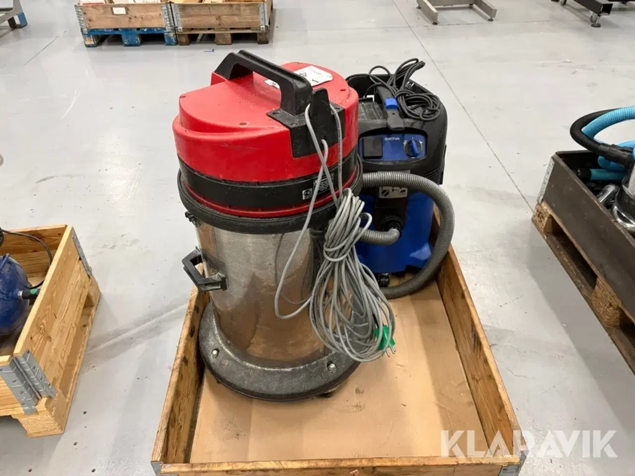 Billede 4 - Industri støvsuger Nilfisk + portotecnica - 2 enheder