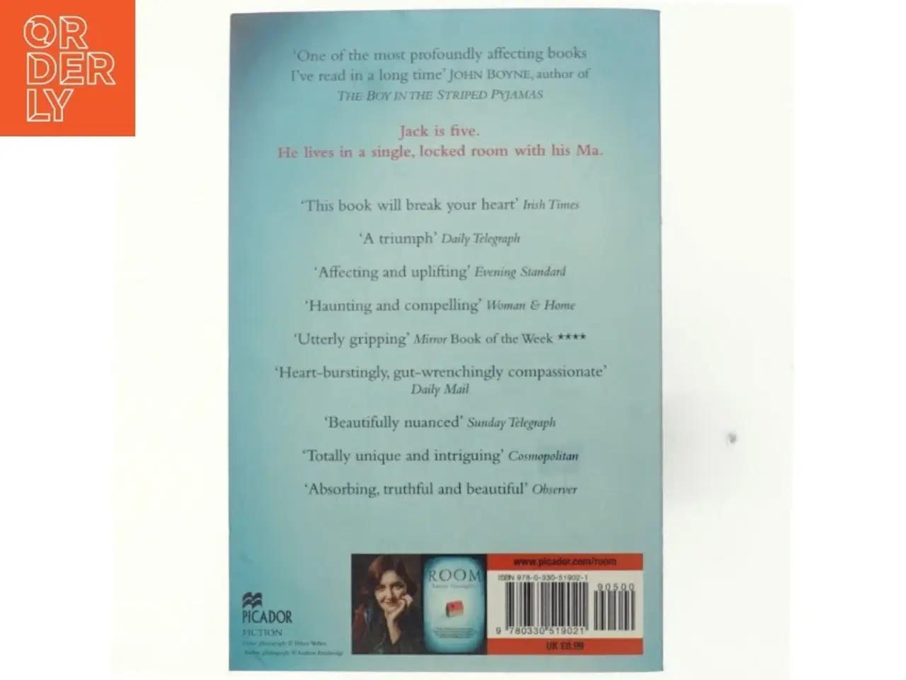 Billede 3 - Room : a novel af Emma Donoghue (1969-) (Bog)