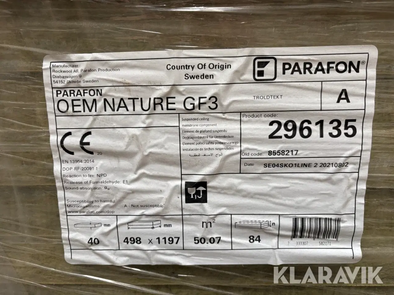 Billede 10 - Tagisolering Parafon OEM Nature GF3 loft isolering 4 paller