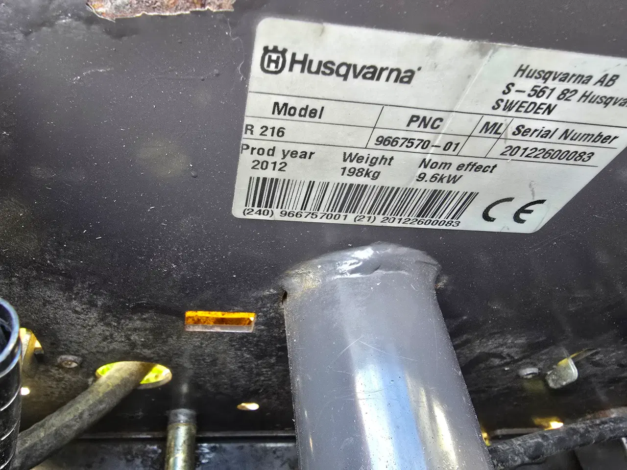 Billede 6 - Husqvarna r216c 