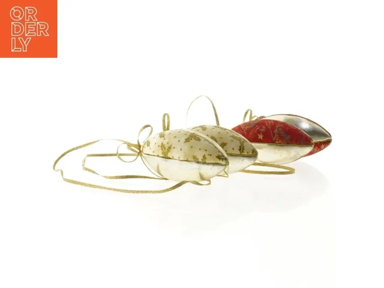 Billede 2 - 4 Juleophæng (str. 10 x 4,5 cm)