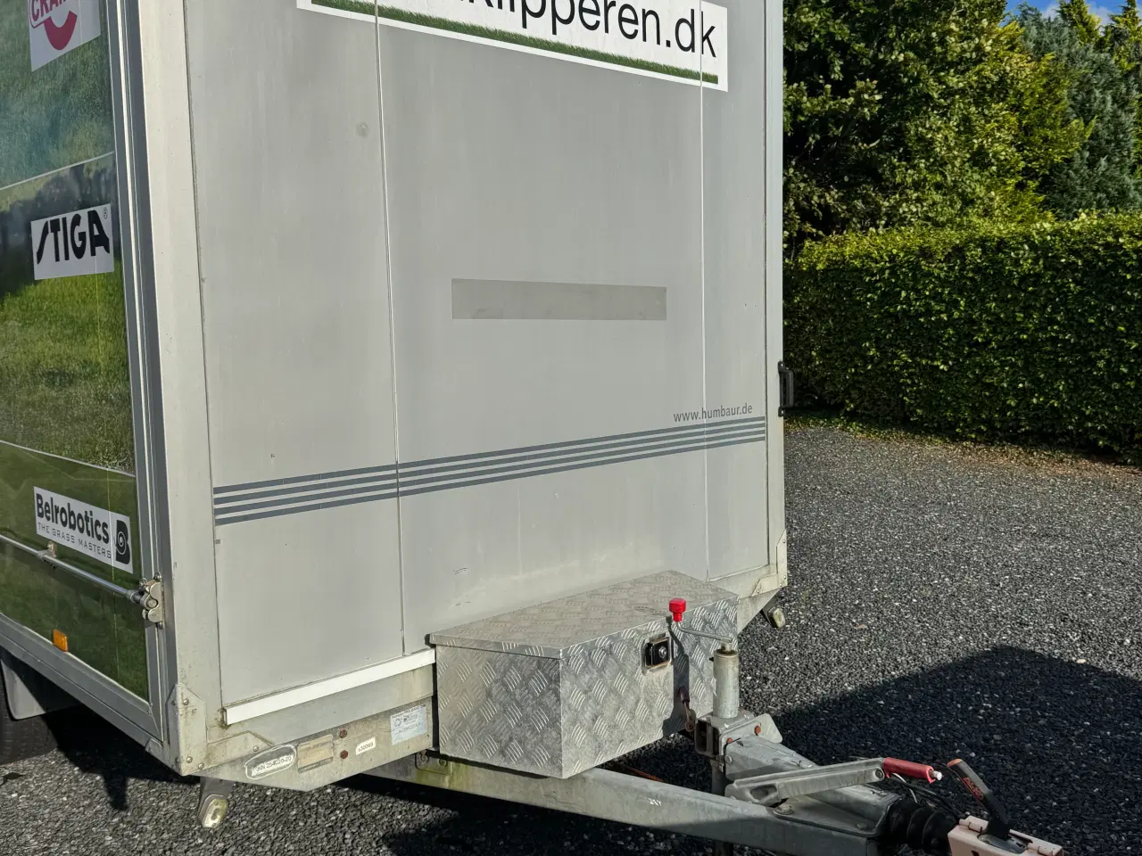 Billede 5 - Trailer med sideklap, solpaneler og 230v