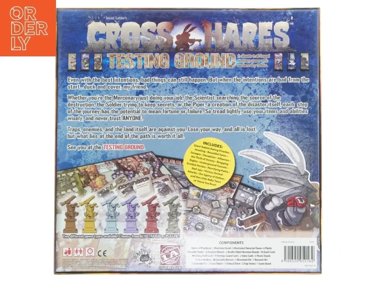 Billede 4 - Cross Hares brætspil (str. 29,5x29,5 cm)