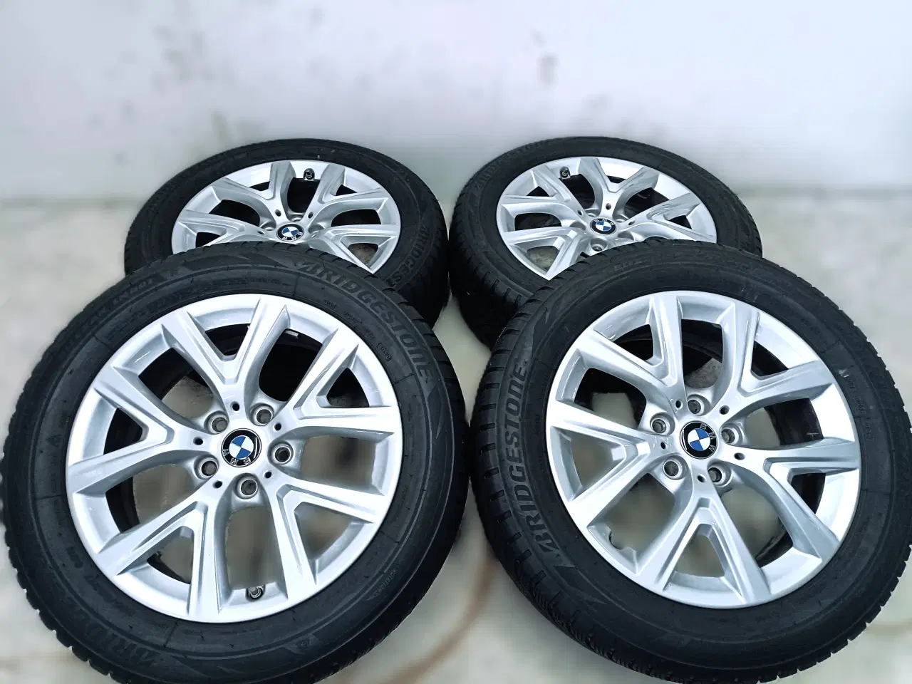 Billede 3 - 5x112 17" ET39 nav 66,6ø BMW vintersæt inkl.TPMS -