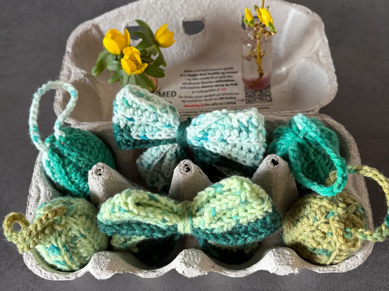 Billede 3 - Hæklet påskepynt 