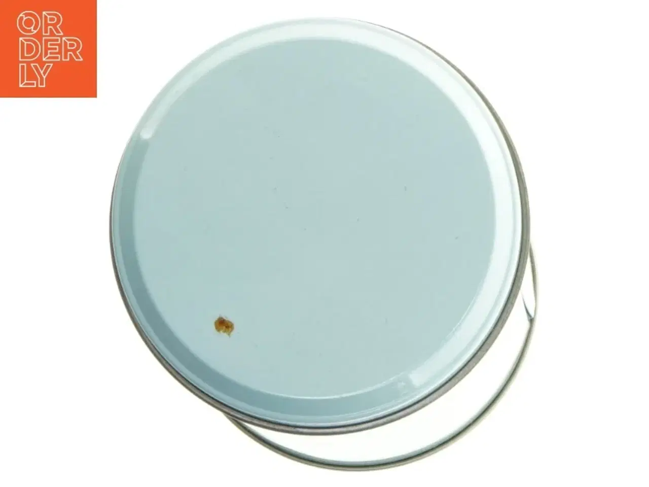 Billede 5 - Metaldåse med låg fra Interflora (str. 17 x 9 cm)