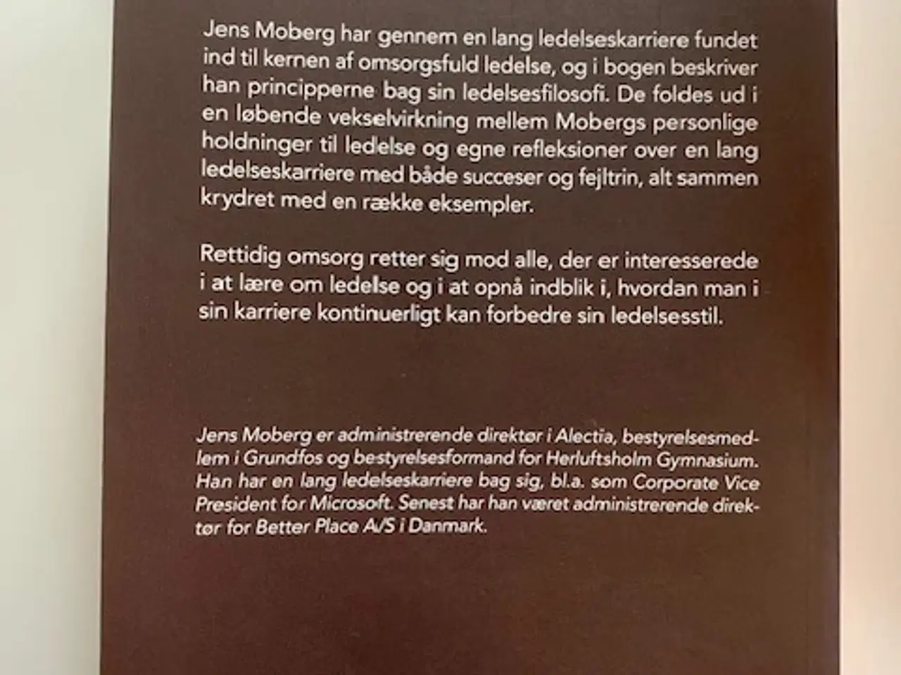 Billede 2 - Rettidig omsorg Jens Moberg organisation - ledelse