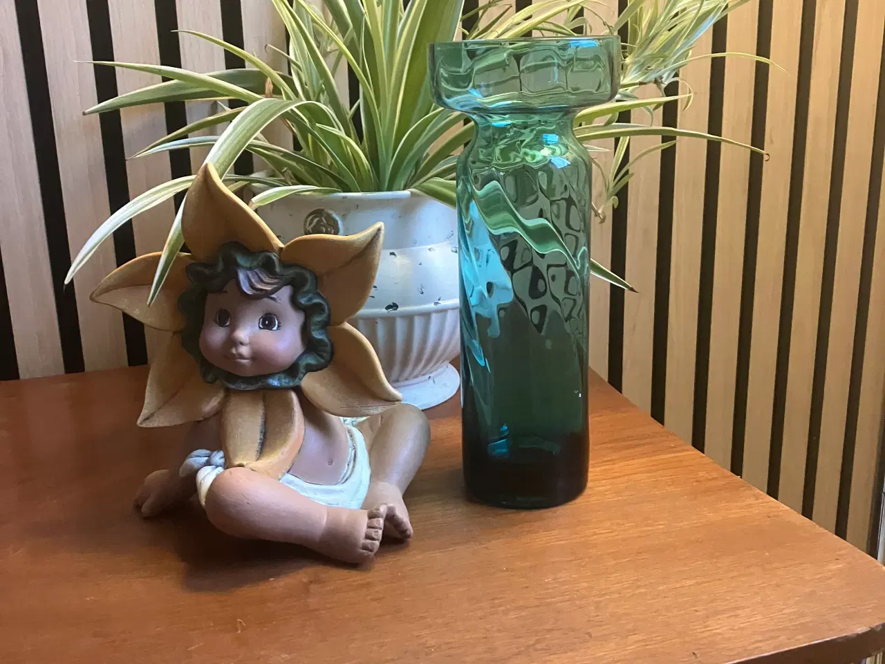 Billede 1 - Grøn hyacintglas fra Holmegaard