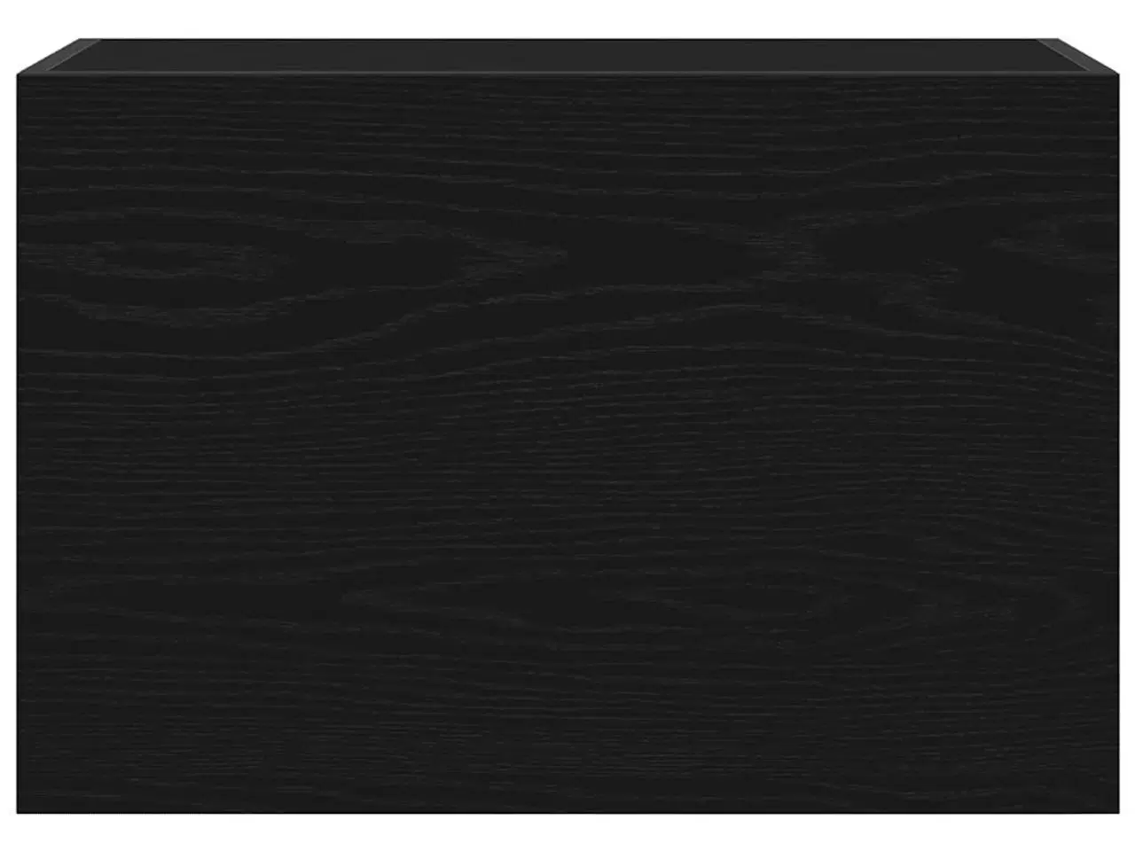 Billede 4 - Væghængt badeværelsesskab 60x25x40 cm konstrueret træ sort