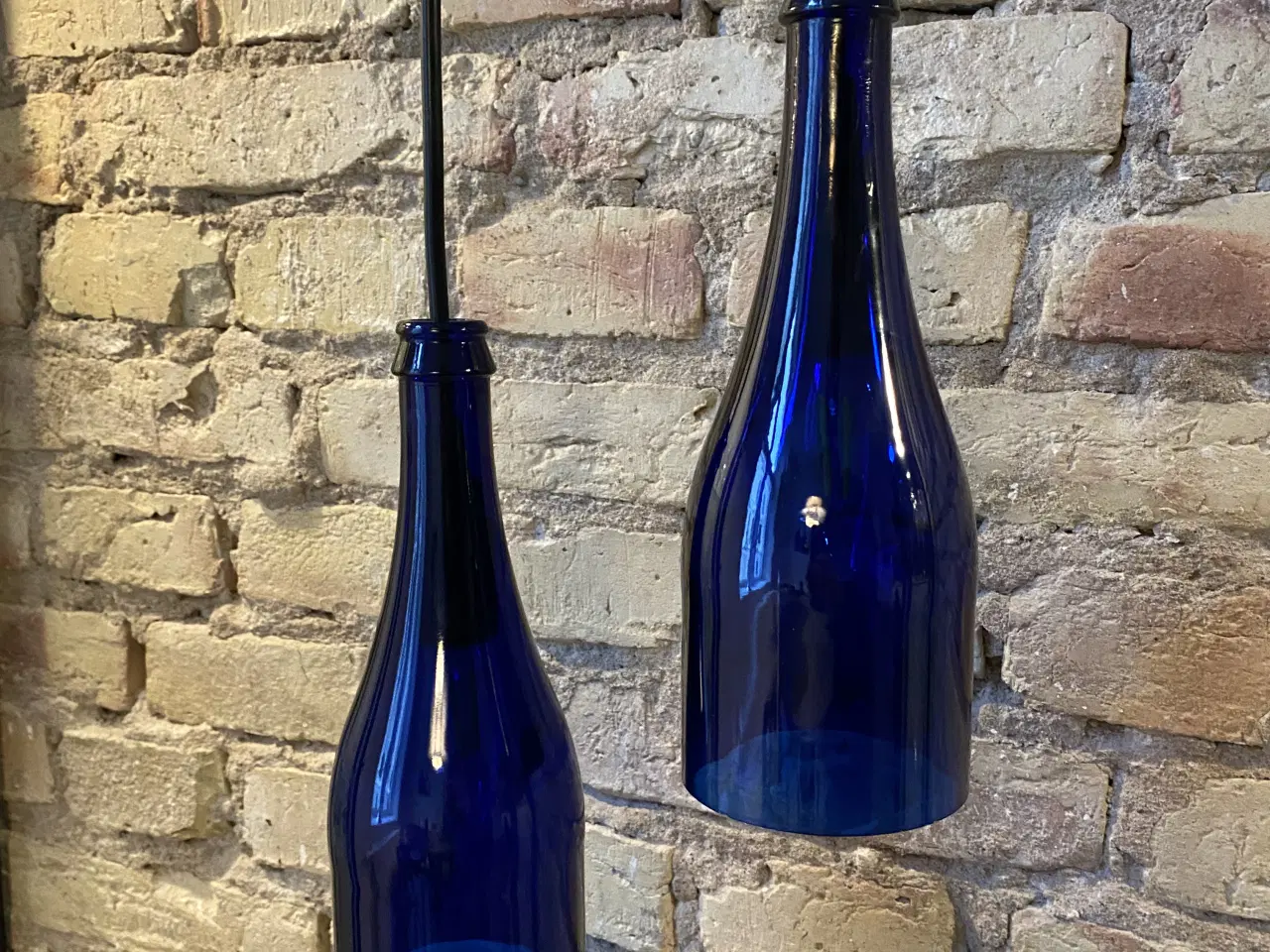 Billede 1 - Lamper pendel (flasker) unikke