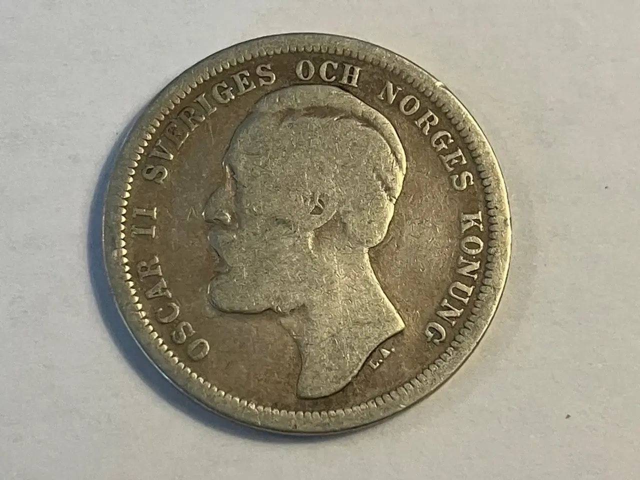 Billede 2 - 1 Krona 1879 Sweden