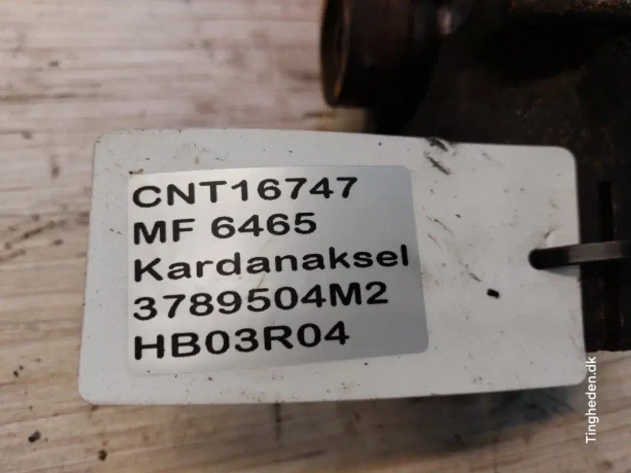 Billede 15 - Massey Ferguson 6465 Kardanaksel 3789504M2