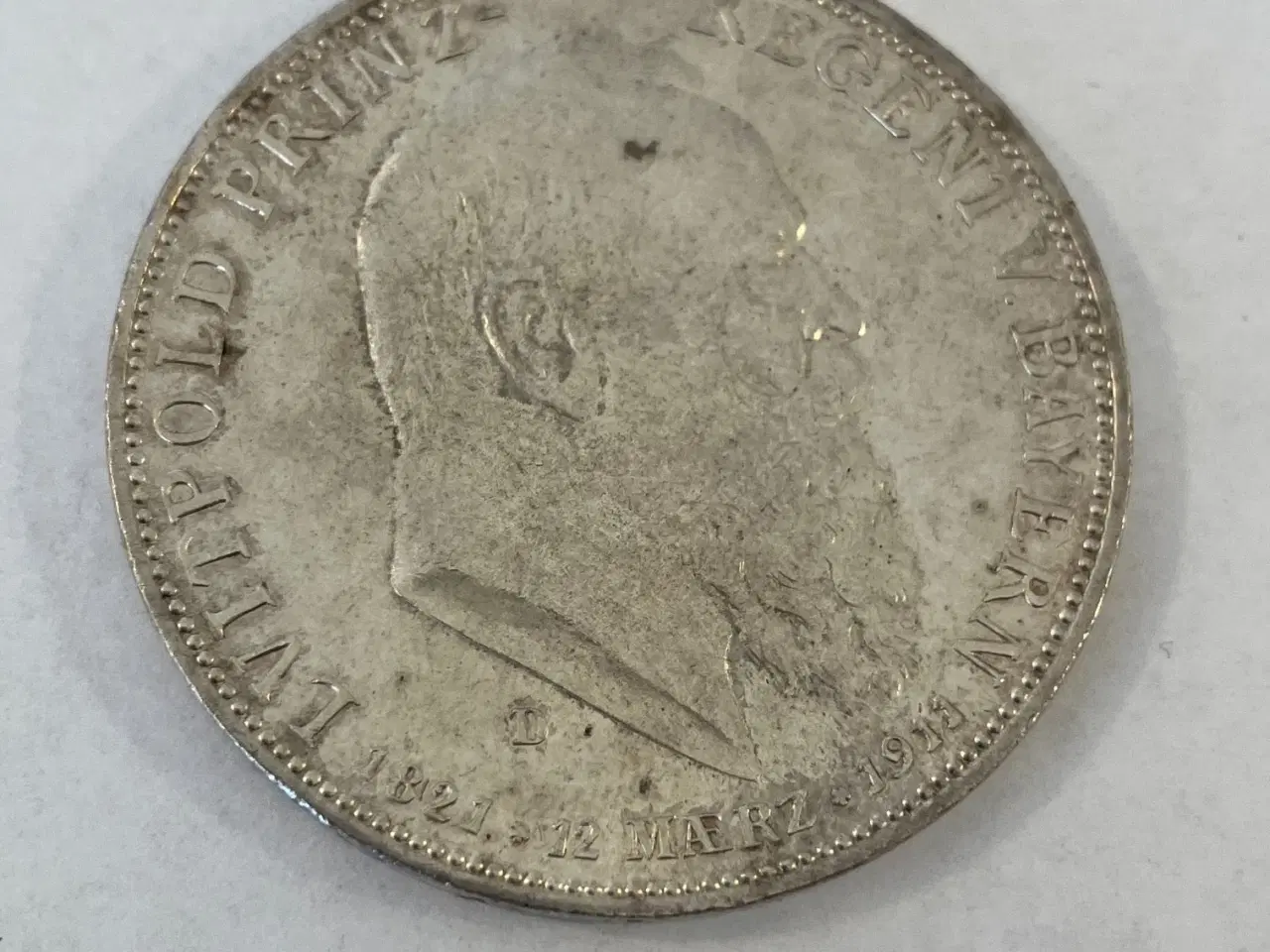 Billede 2 - 5 Mark 1911 D, Bayern, Germany