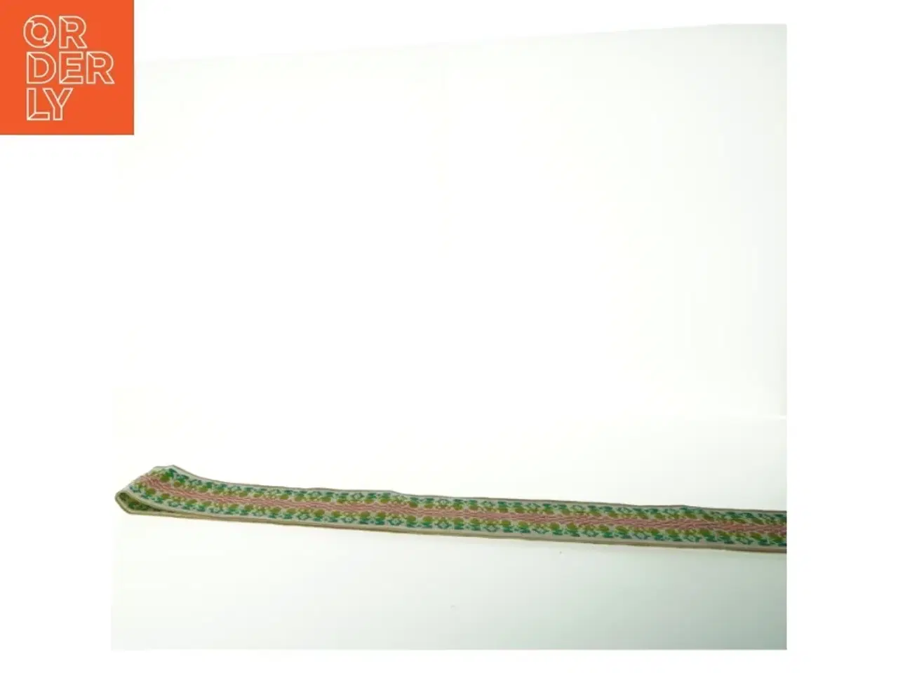 Billede 2 - Broderet bånd bordløber?  (str. 10x144 cm)