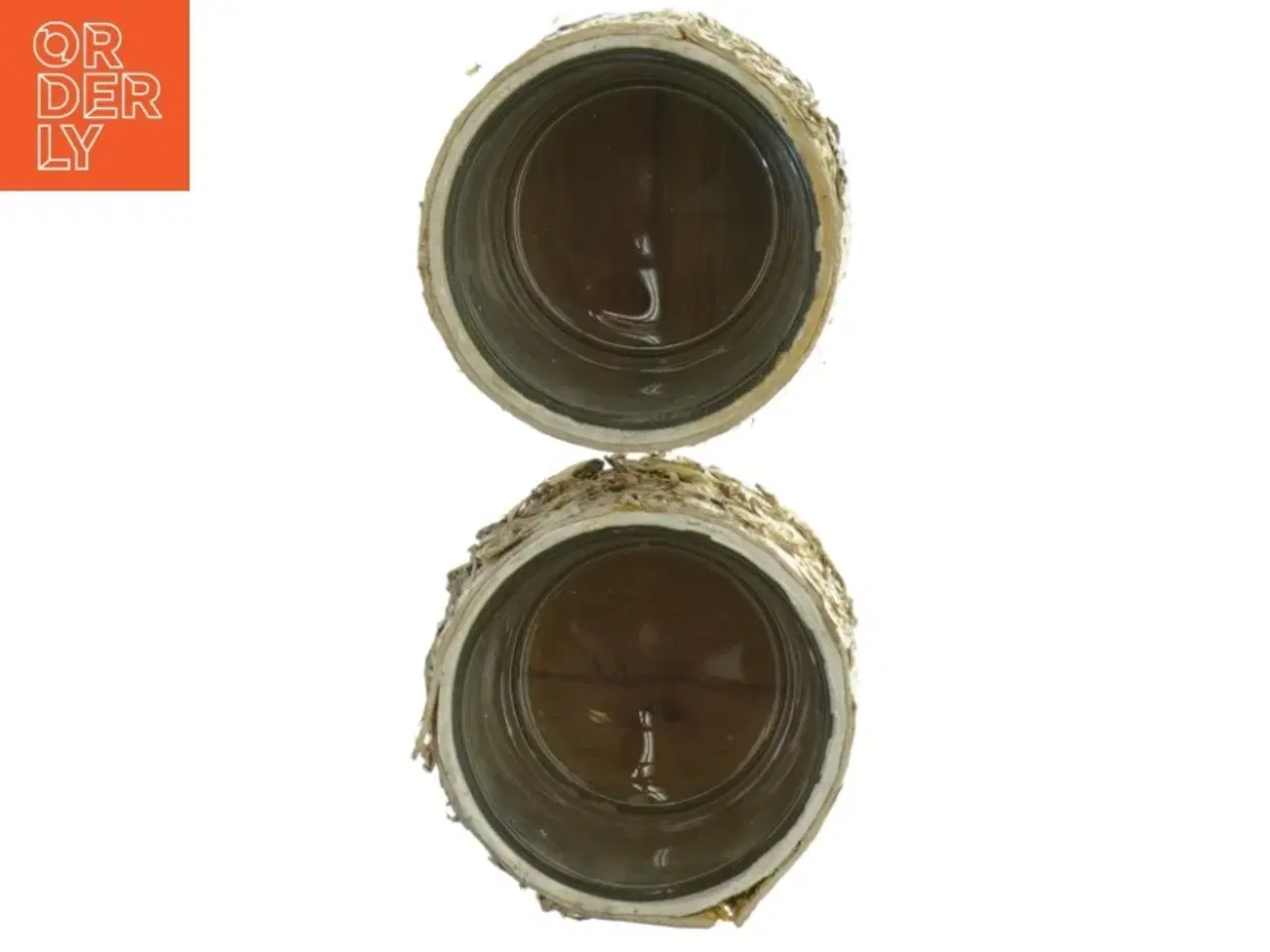 Billede 2 - Rustikke lysestager med stjernemotiv (str. 9x8 cm)