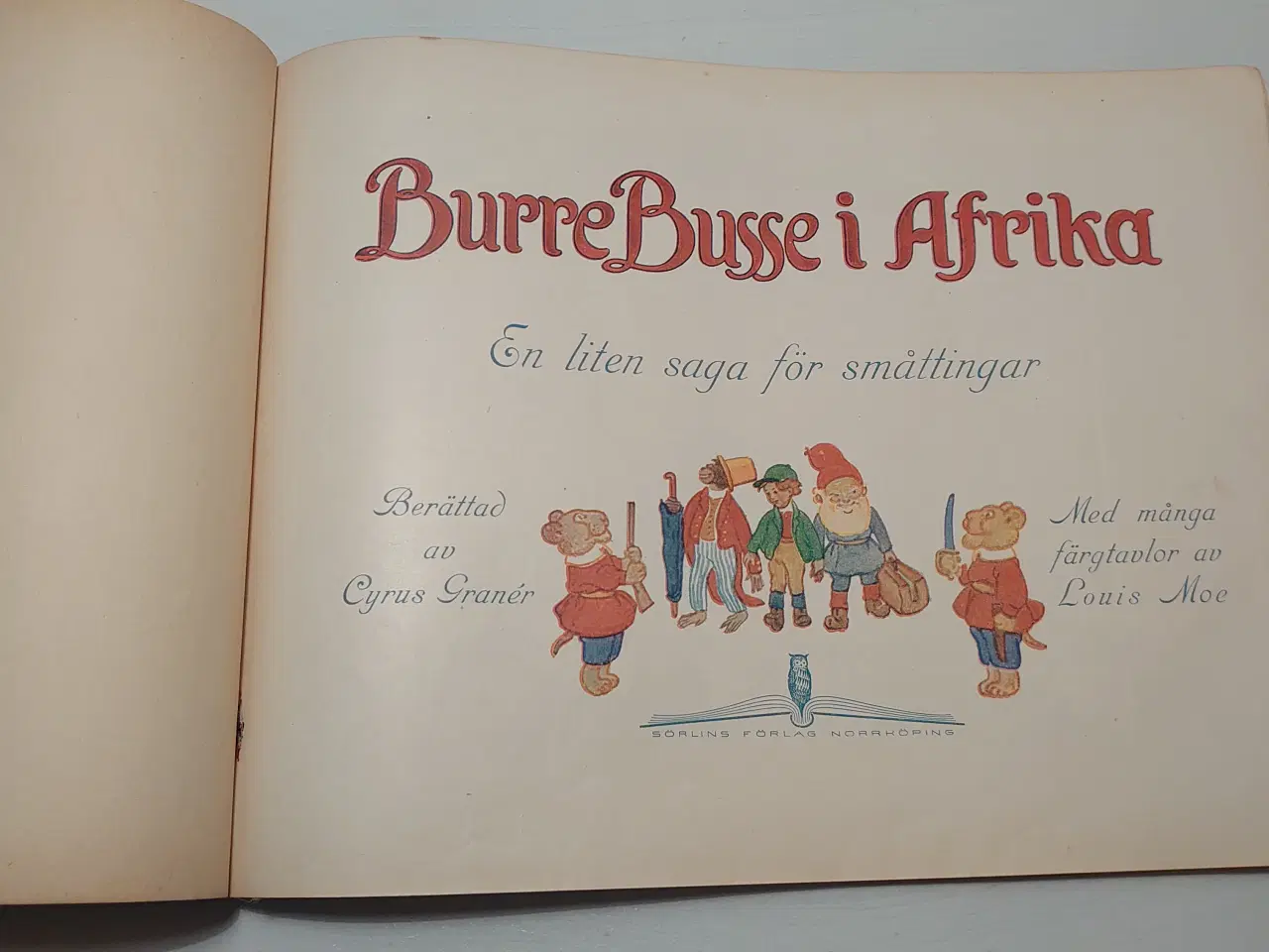 Billede 3 - Louis Moe:Burre-Busses Äventyr i Afrika. Sv. 1942