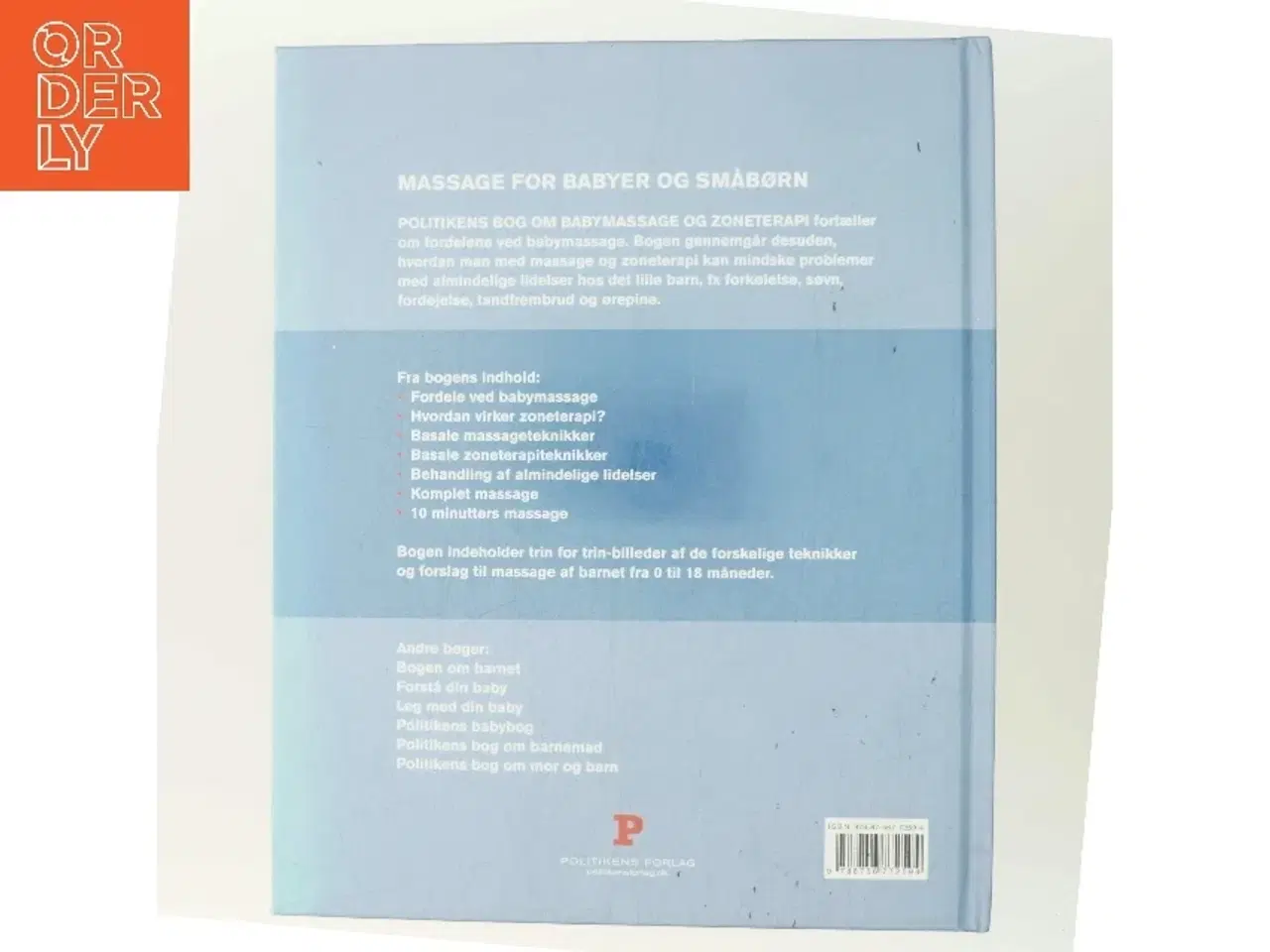 Billede 3 - Politikens bog om babymassage og zoneterapi af Wendy Kavanagh (Bog)