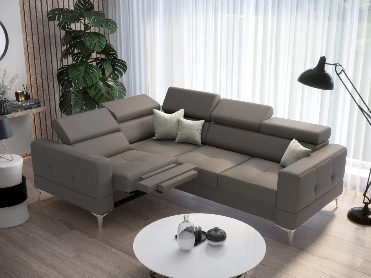 Billede 10 - TUTSEPI RELAX HJØRNESOFA MED SOVEFUNKTION 185X250