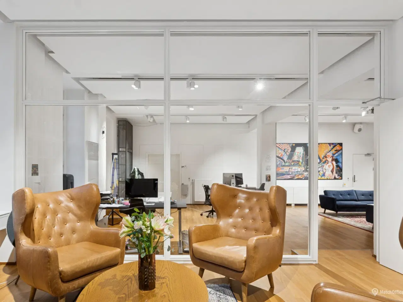 Billede 1 - Bliv en del af B!NGS: Lyst og moderne kontorlejemål med høj loftshøjde og privat terrasse