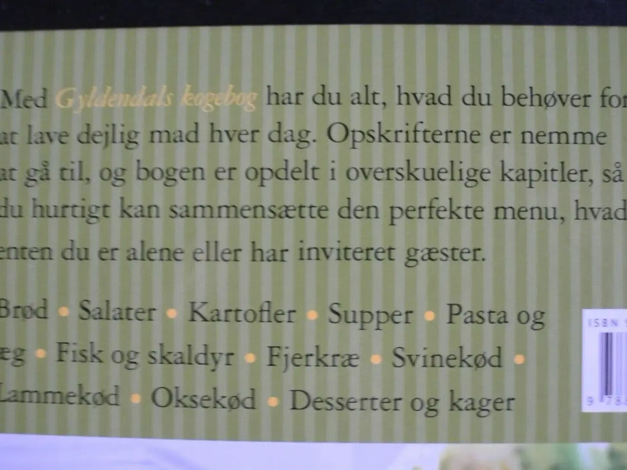 Billede 3 - gyldendals kogebog, emne: mad og vin