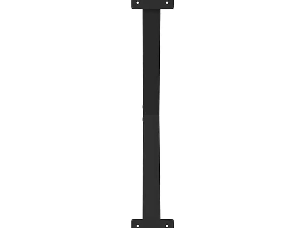 Billede 7 - Spisebordsben X-formet 2 stk. 80x(72-73) cm stål sort