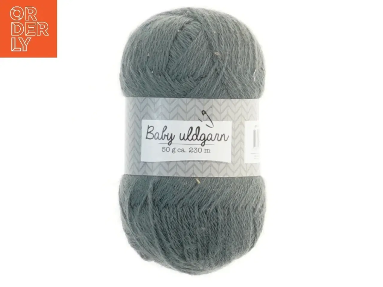 Billede 1 - Grøn baby uldgarn (str. 50 g ca 230 m cm)