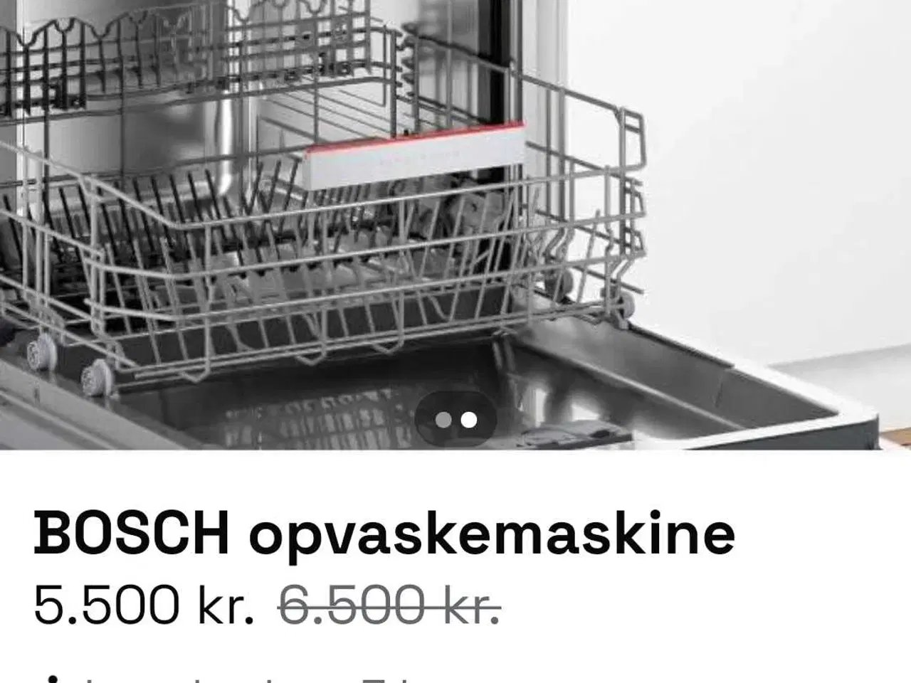 Billede 2 - Integrerbar opvaskemaskine