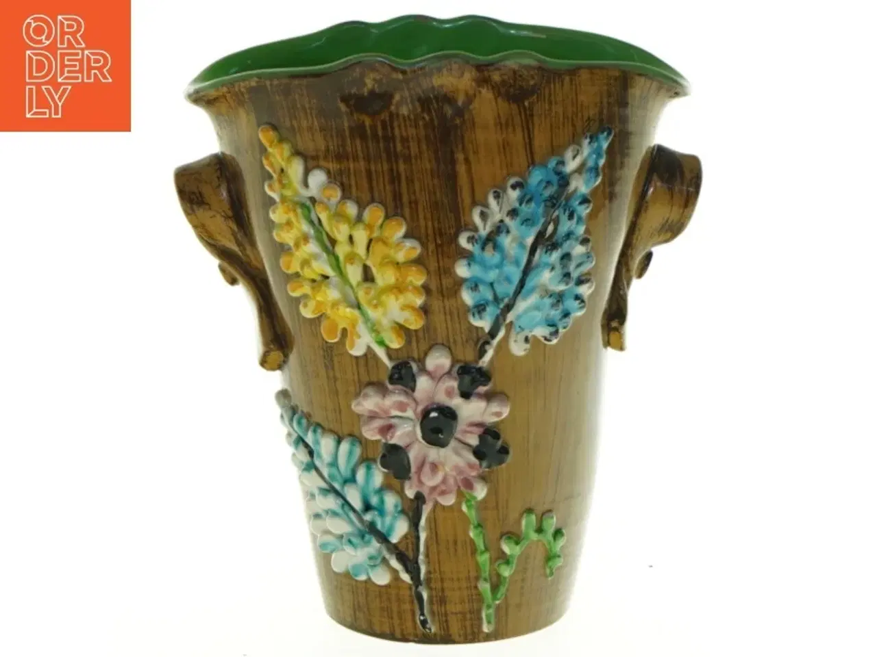 Billede 1 - Keramikvase (str. 15 x 13 cm)