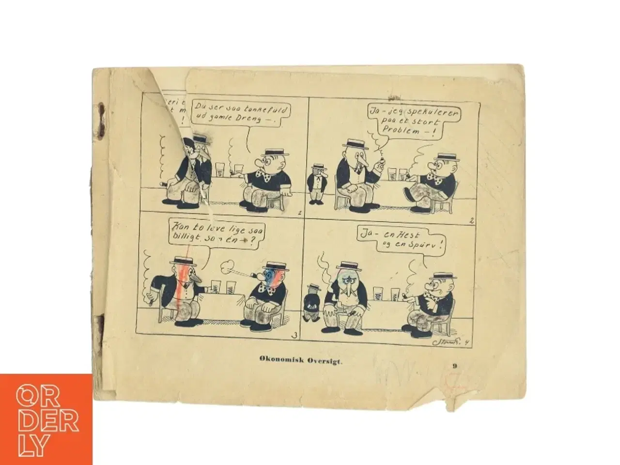 Billede 1 - Gammel tegneserieside