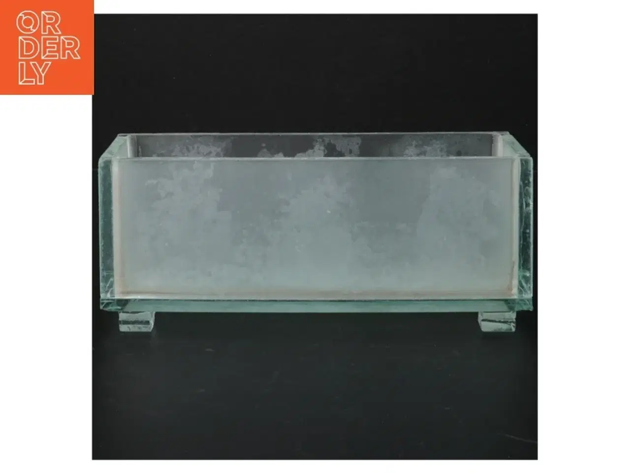 Billede 3 - Glas vase (str. 20. x 7 cm)