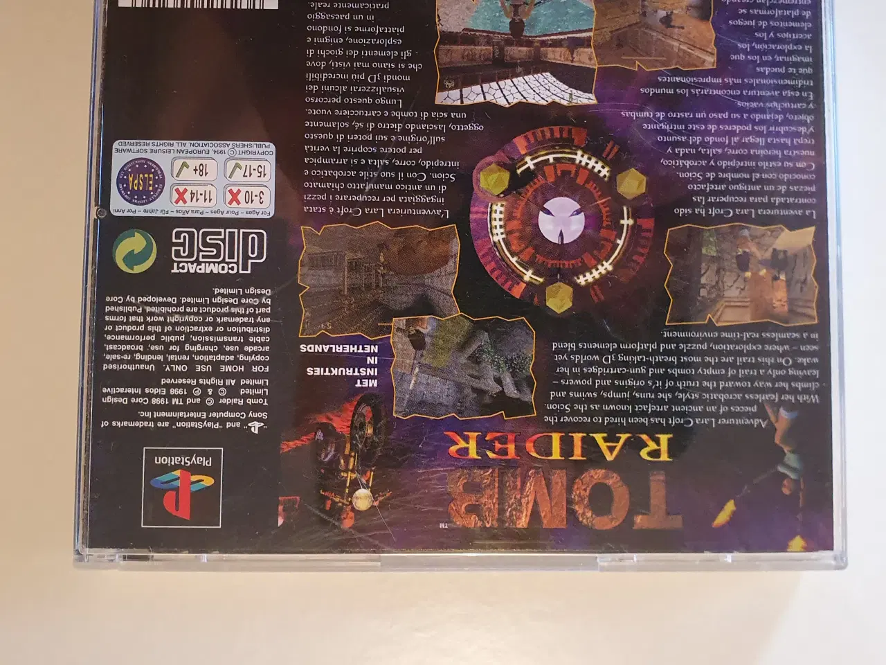 Billede 1 - Ps1 spil tomb raider 1 komplet 