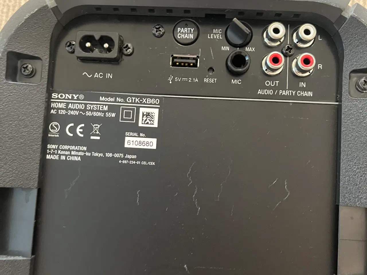 Billede 6 - Sony partyhøjttaler GTKXB60