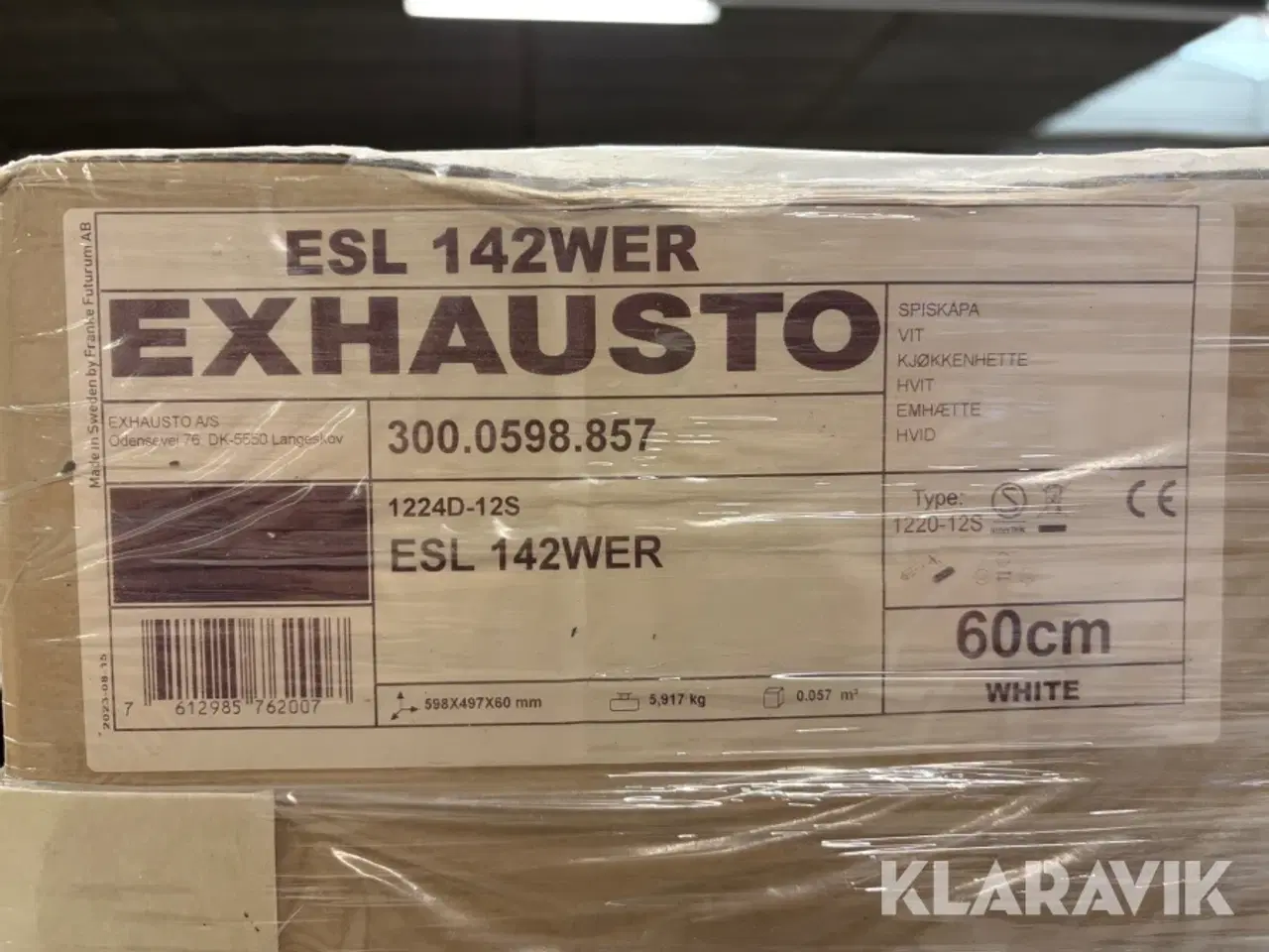 Billede 5 - Emhætter Exhausto Del 142wer 20 styk